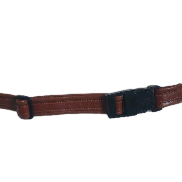 Vintage Unisex CHONGGEE Brown Leather Adjustable Waist Bag Fanny Pack - Picture 4 of 7